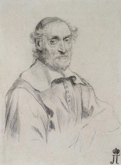 Portrét Nicolase-Claude Fabri de Peiresc 1580-1637, 1636-1637 od Claude Mellan