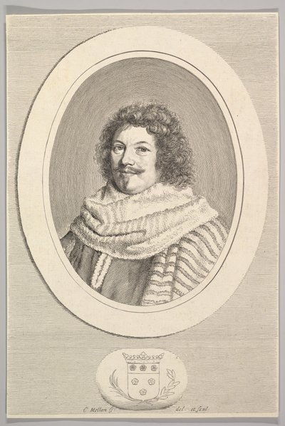 René de Longueil, markýz z Maisons. od Claude Mellan