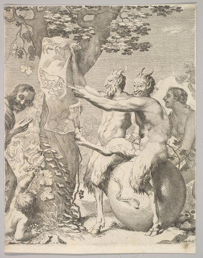 Satyrs, před rokem 1645. od Claude Mellan