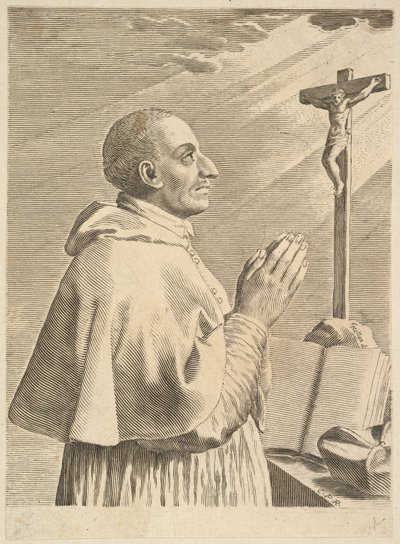 Svatý Karel Boromejský od Claude Mellan