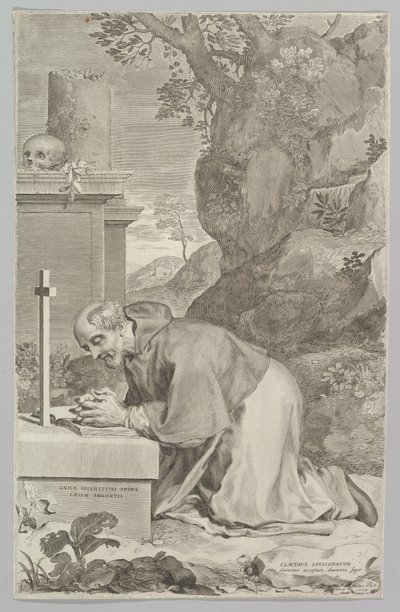 St. Claude, 1664. od Claude Mellan