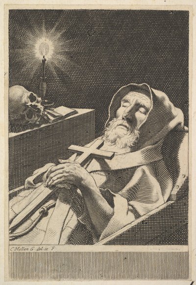 Svatý František z Paoly od Claude Mellan