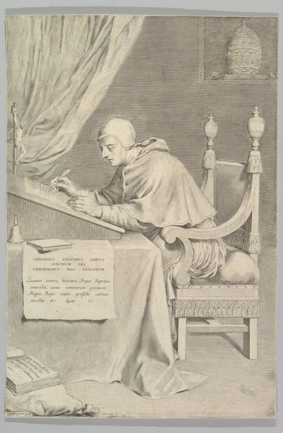 Svatý Řehoř, 1681. od Claude Mellan