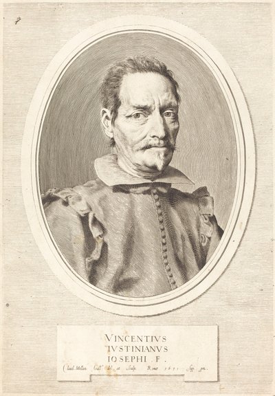 Vincenzo Giustiniani od Claude Mellan