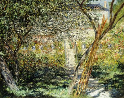 Zahrada ve Vetheuil; Le Jardin de Vetheuil, 1881 od Claude Monet