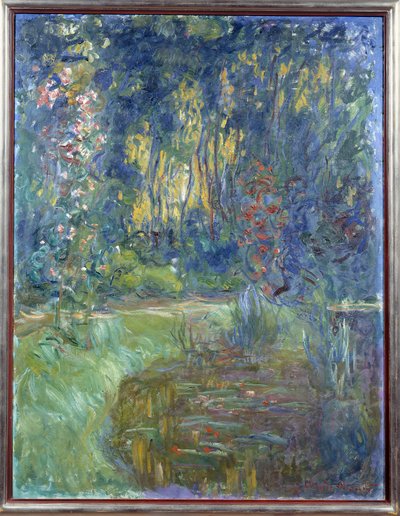 Roh Givernyho rybníka. Obraz Clauda Moneta (1840-1926) od Claude Monet
