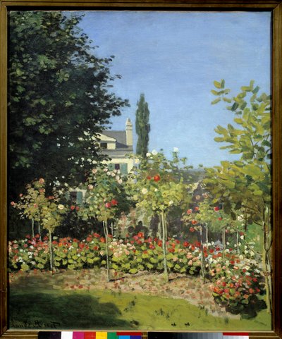Květná zahrada v Sainte Adresse. Obraz Clauda Moneta (1840-1926) od Claude Monet