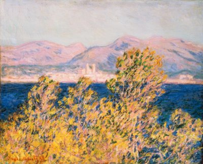 Antibes vidět z Kapského Města od Claude Monet