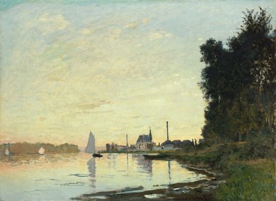 Argenteuil, pozdní odpoledne, 1872 od Claude Monet