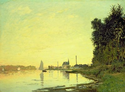 Argenteuil, na konci odpoledne, 1872 od Claude Monet