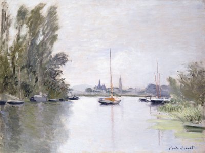 Argenteuil, pohled na Malé rameno Seiny, 1872 od Claude Monet