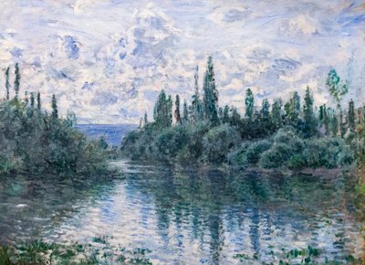 Rameno Seiny poblíž Vetheuil, c. 1878 (olej na plátně) od Claude Monet