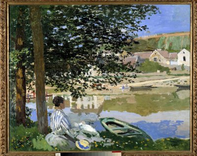 Na okraji vody v Bennecourtu od Claude Monet