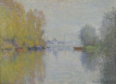 Podzim na Seině, Argenteuil od Claude Monet
