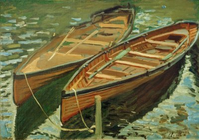 Lodě od Claude Monet