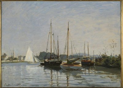 Výletní lodě, Argenteuil od Claude Monet