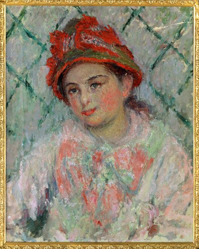 Blanche Hoschede, nejmladší dcera ... (olej na plátně) od Claude Monet