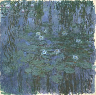 Modré nymfey od Claude Monet