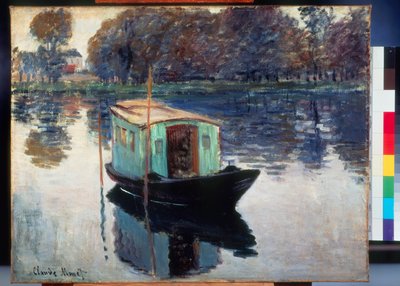 Studio lodí od Claude Monet