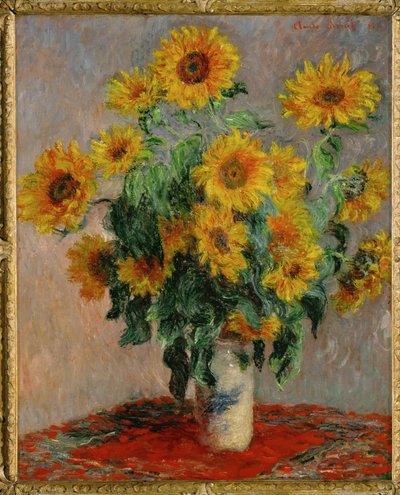 Bouquet de Soleils (malba na plátně) od Claude Monet