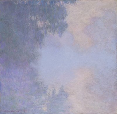 Pobočka Seiny poblíž Giverny Mist, 1897. od Claude Monet