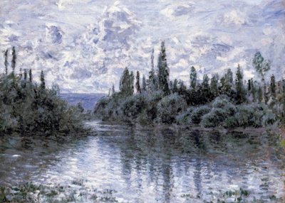 Rameno Seiny poblíž Vétheuil od Claude Monet