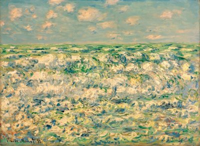 Lámající vlny od Claude Monet