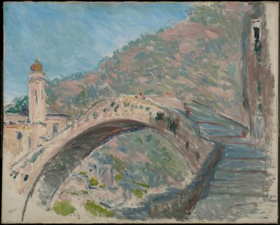 Most v Dolceacqua od Claude Monet