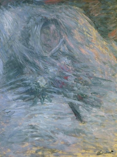 Camille na smrtelné posteli od Claude Monet