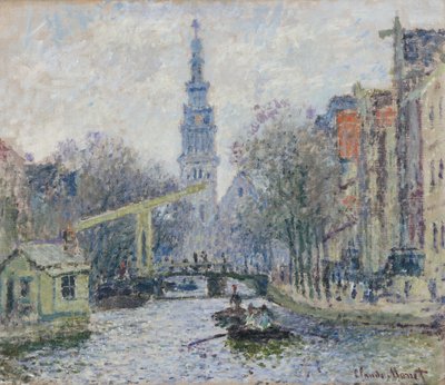 Canal a Amsterdam, 1874 od Claude Monet