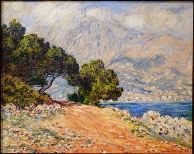 Cap Martin, poblíž Mentonu od Claude Monet