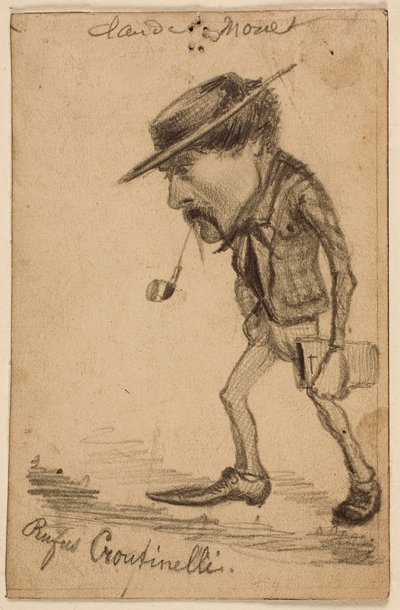 Karikatura Henri Cassinelli („Rufus Croutinelli“) od Claude Monet