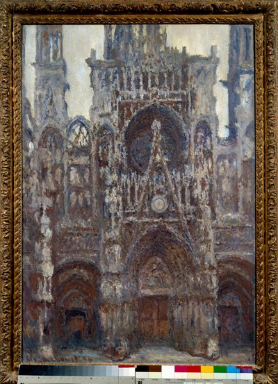 Cathedrale de Rouen, portál, hnědá harmonie Obraz Claude Monet (1840-1926) 1892 Sun. 1,07x0,73 m Paříž, musee d