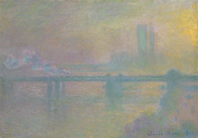 Most Charing Cross, Londýn od Claude Monet