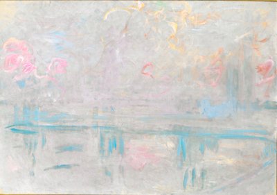Charing Cross Bridge, cca 1900 (olej na plátně) od Claude Monet