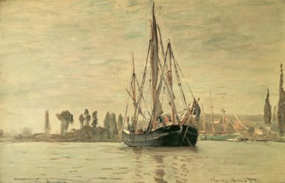 Chassemarée na kotvě (Rouen) od Claude Monet