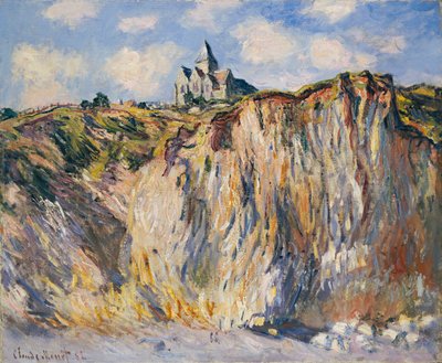Kostel ve Varengeville, ráno, 1882 od Claude Monet