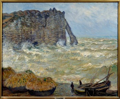 Útes u Etretatu od Claude Monet