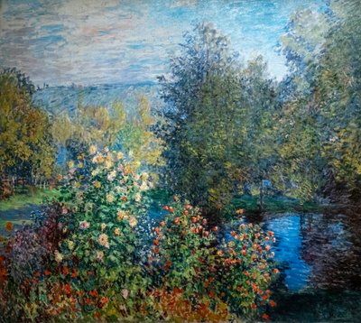 Roh zahrady v Montgeronu od Claude Monet