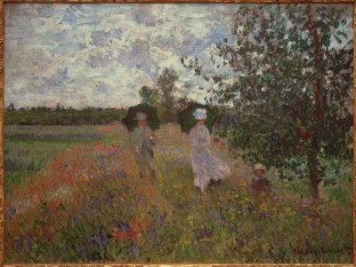 Na procházce poblíž Argenteuil od Claude Monet