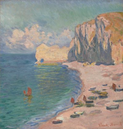 Étretat: Pláž a Falaise d