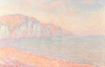 Cliffs of Pourville, ráno od Claude Monet