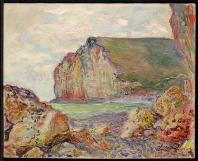 Cliffs of the Petites-Dalles, 1884 od Claude Monet