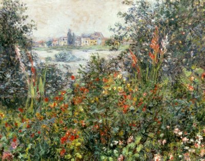 Květiny ve Vétheuil od Claude Monet