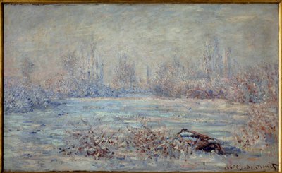 Frost u Vetheuil v roce 1880 Obraz Clauda Moneta (1840-1926) 1880 Rozm. 0,61 x 1 m. Paříž, Musee d