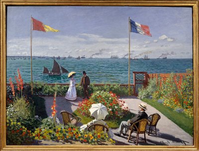 Zahrada na Sainte Address od Claude Monet