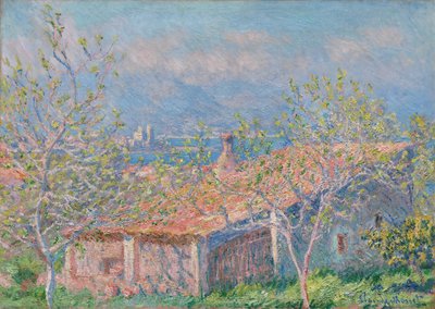 Zahradnický dům v Antibes, 1888. od Claude Monet