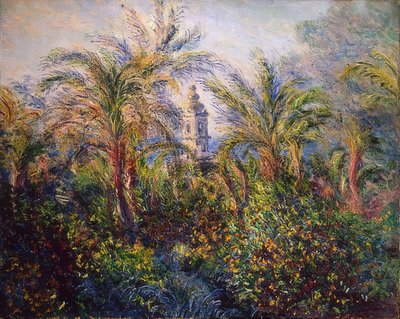 Zahrada v Bordighera, dojem ráno. 1884 od Claude Monet