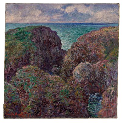 Skupina skal v Port-Goulphar, 1887 od Claude Monet