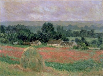 Kupka sena v Giverny, 1886 od Claude Monet